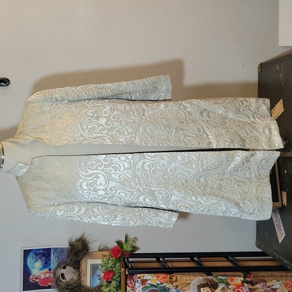 VINTAGE Handmade Quilted Oversize Dress Coat S - Picture 1 of 9